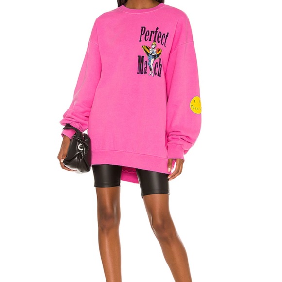 Boys Lie Tops - Boys Lie Neon Pink Sweatshirt